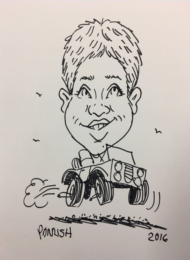 Jim Parrish Caricature