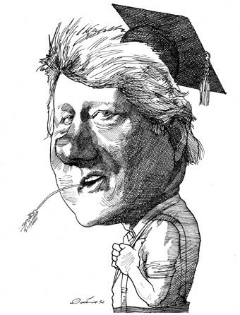 David Levine Caricature