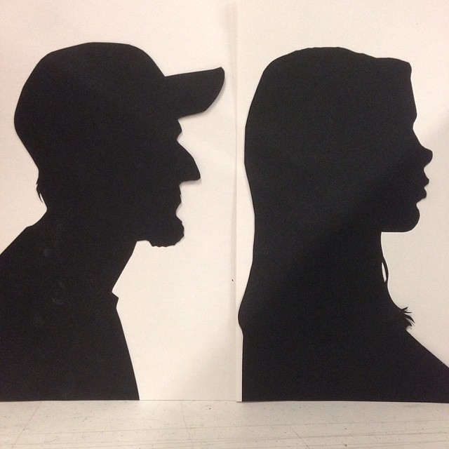 Silhouette portraits