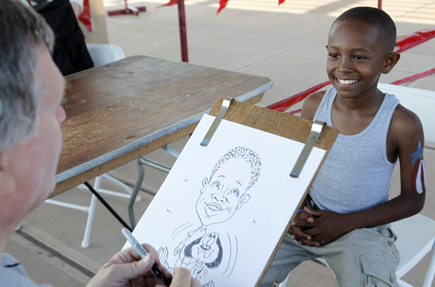Caricaturists that are friendly!
